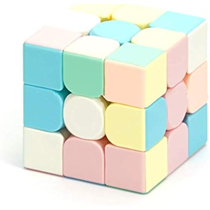 MOYU MOFANG JIAOSHI MACARON MEILONG 3X3 STICKERLESS MAGIC CUBE MFJS MEILONG 3X3X3 CUBING CLASSROOM MEILONG 3X3 MACARON SPEED CUBE - Image 2